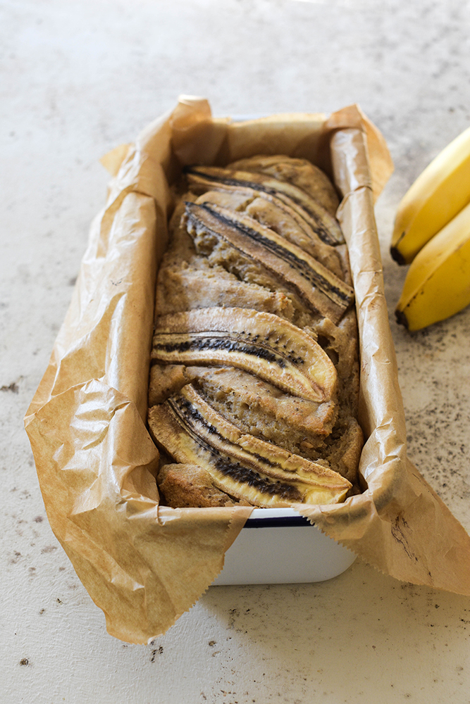 Veganes Bananenbrot mit Walnüssen