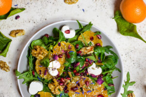 Wintersalat mit Mandarinen