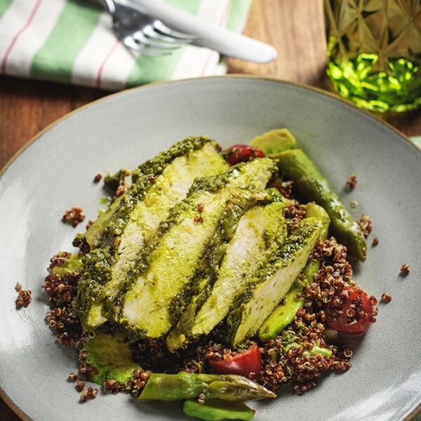 Hähnchenbrust mit Bärlauchkruste - Come On in My Kitchen