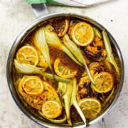 Zitronen-Hähnchen mit Fenchelgemüse