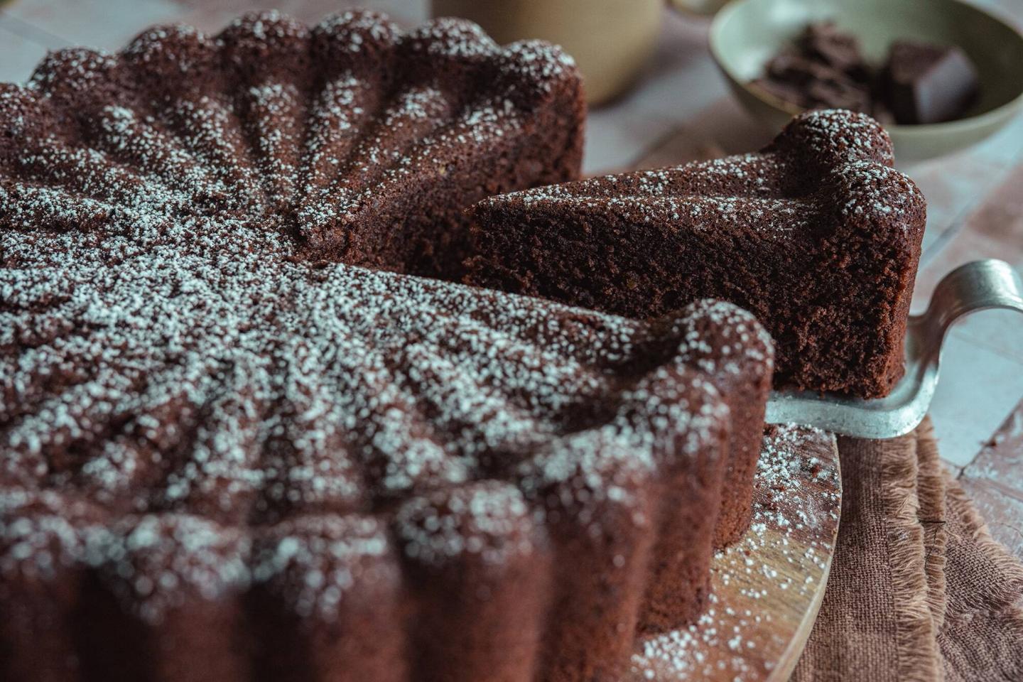 Schokoladen-Rotwein-Kuchen