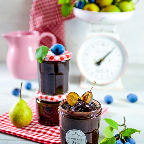 Zwetschgen-Birnen-Marmelade - Home and Herbs
