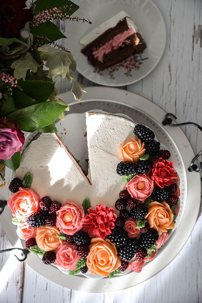 Brombeer-Schoko-Torte
