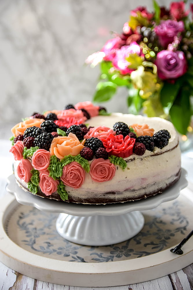 Brombeer-Schokoladen-Torte