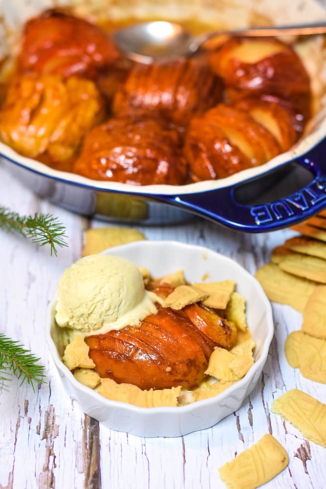 Bratapfel Weihnachtsdessert