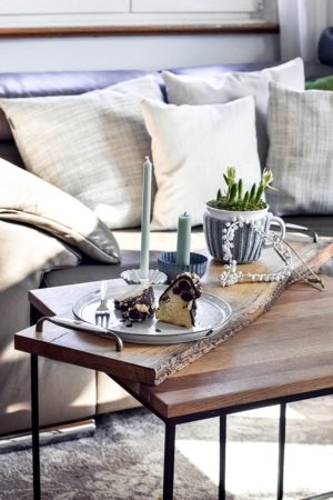 DIY Serviertablett aus Holz