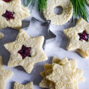 Mübteigkekse mit Marmelade