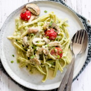 Bärlauch-Sahne-Soße