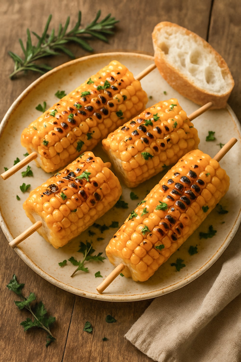 Gegrillte Maiskolben