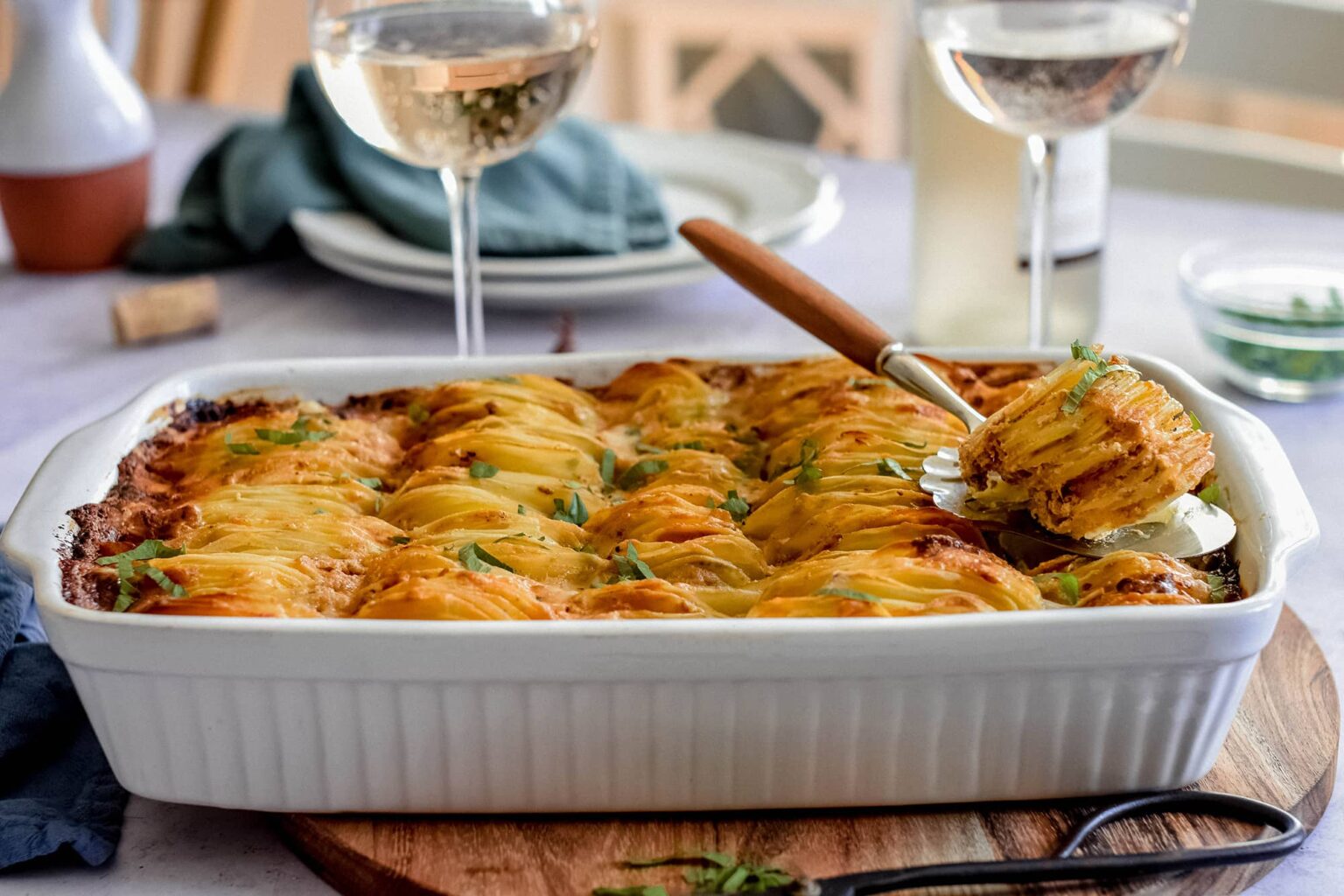 Kartoffelgratin indischer Art - Home and Herbs
