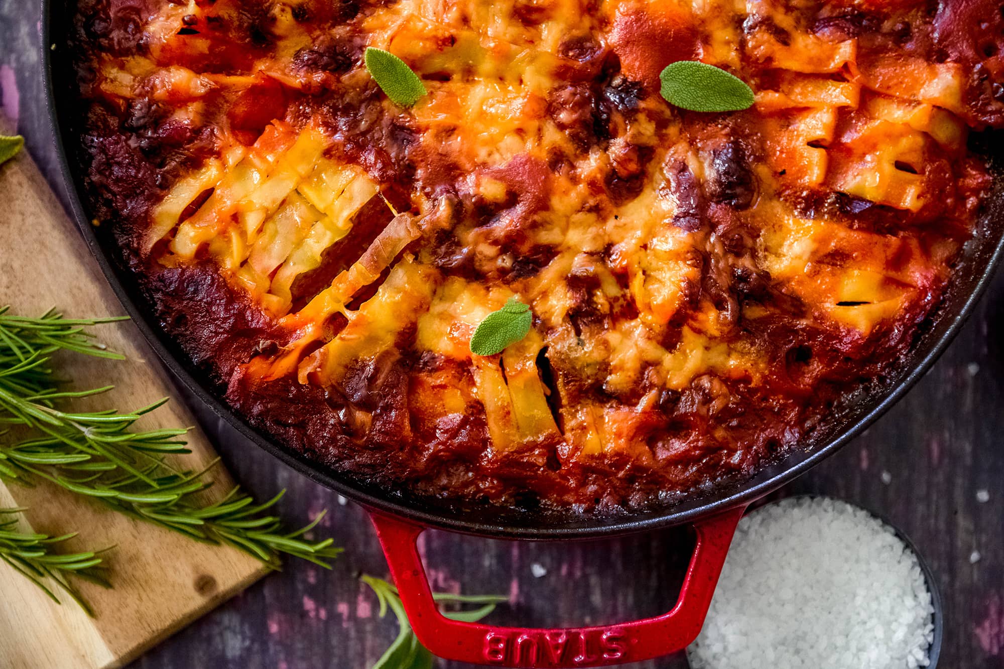 Mediterraner Maultaschenauflauf - Home and Herbs