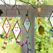 Kinderdekoration einfache Drachen basteln