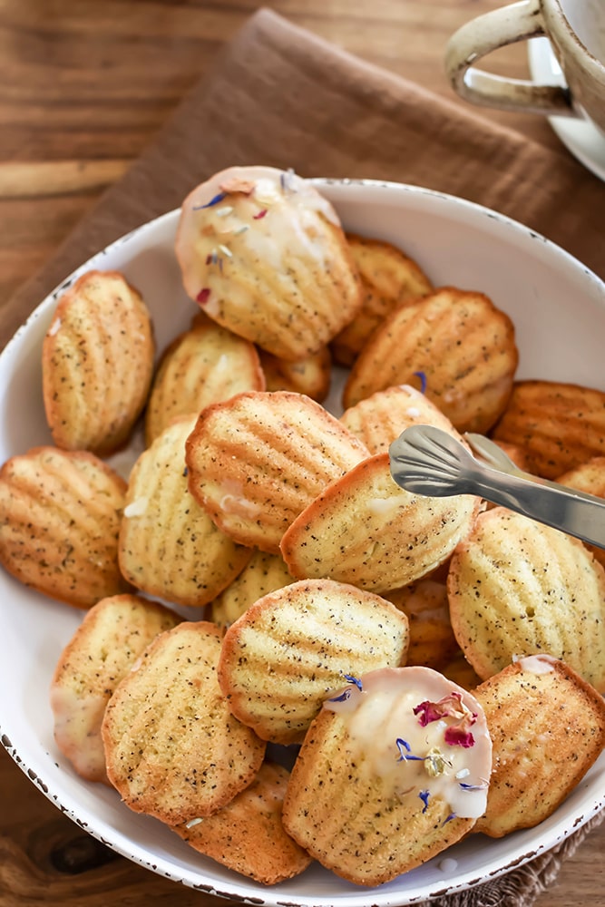 Mohn-Zitronen-Madeleines