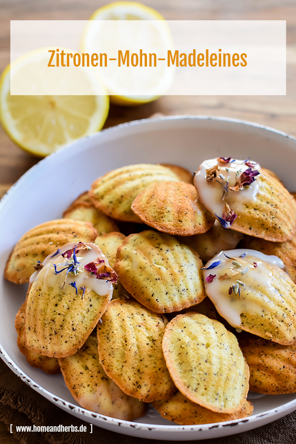 Zitronen-Mohn-Madeleines - Home and Herbs