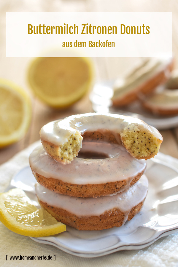 Buttermilch-Zitronen-Donuts