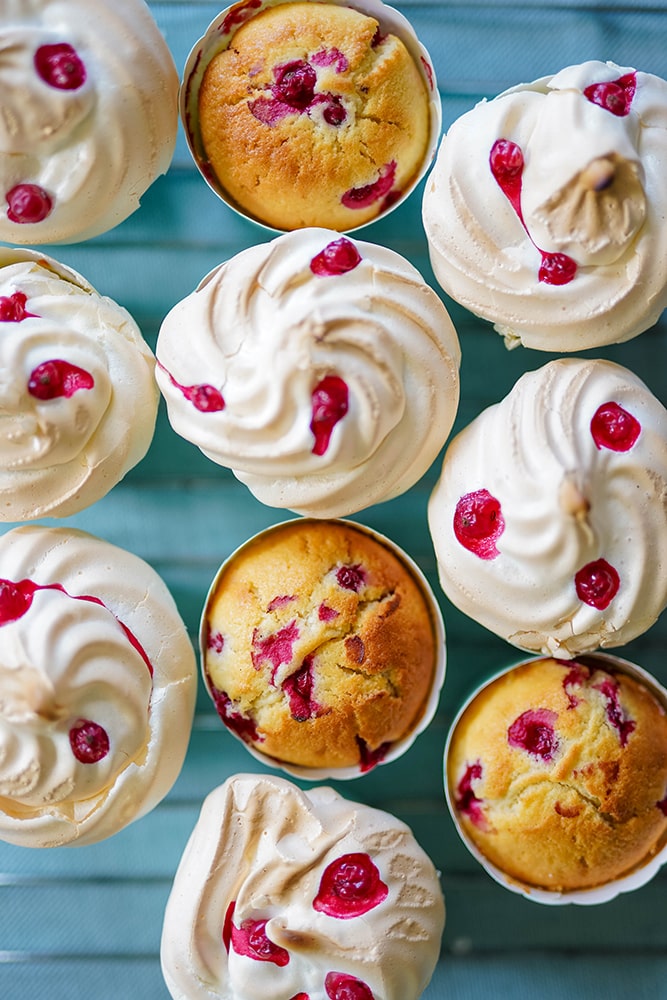 Johannisbeer Cupcakes