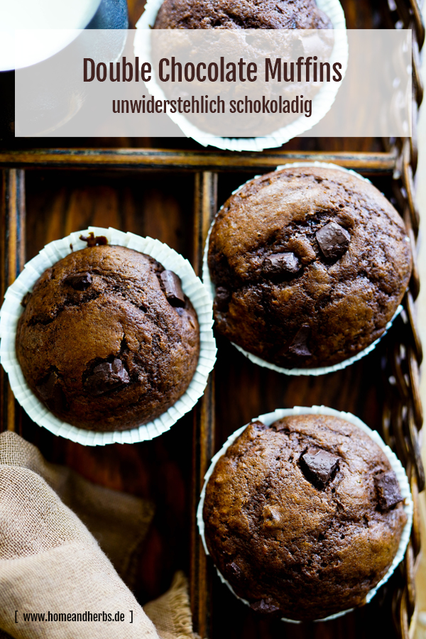 Doubl Chocolate Muffins