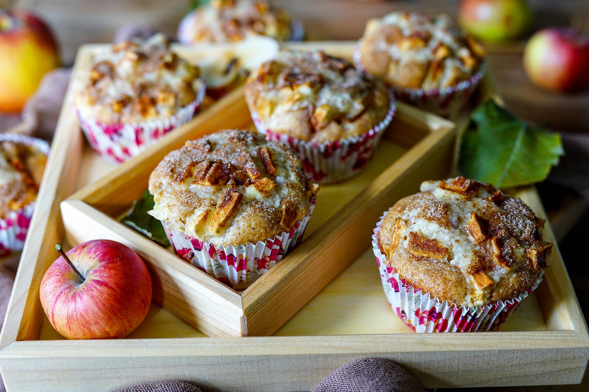 Apfelmuffins - Leckere Apfelkuchen im Miniformat - Home and Herbs