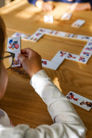 Domino spielen