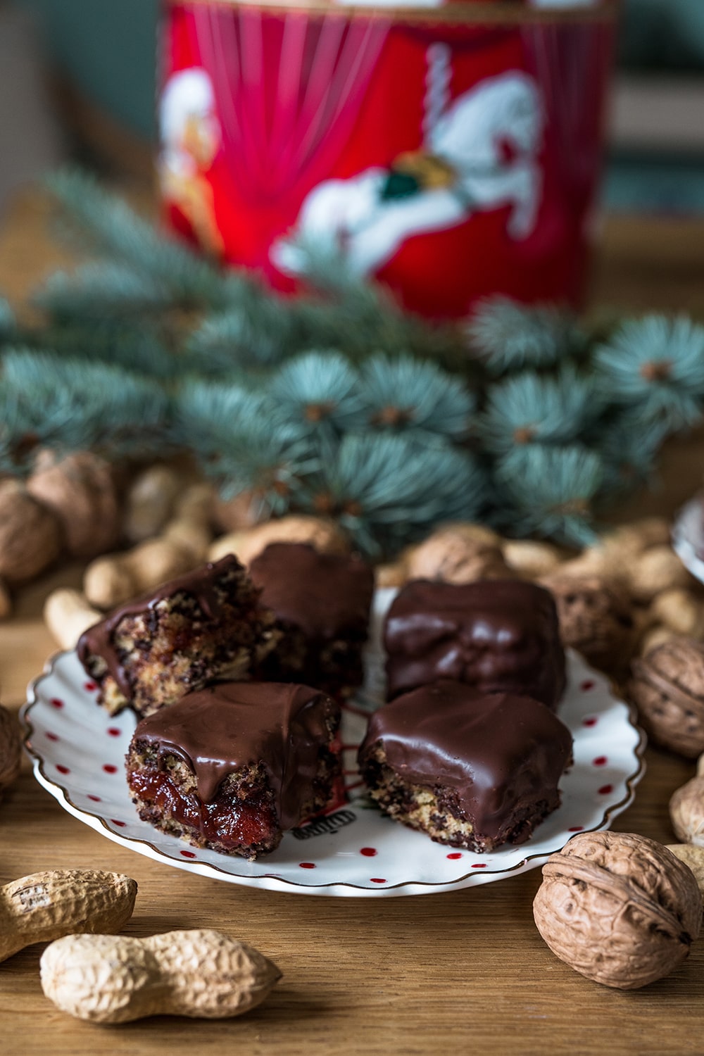 Schokoladenbrot - Schokoküchlein zu Weihnachten