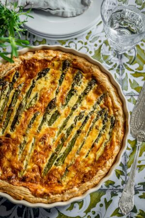 Schnelle Spargelquiche