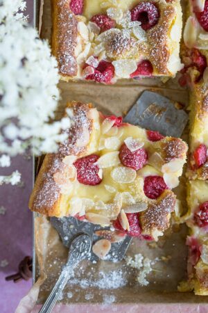 Himbeerkuchen-Pudding