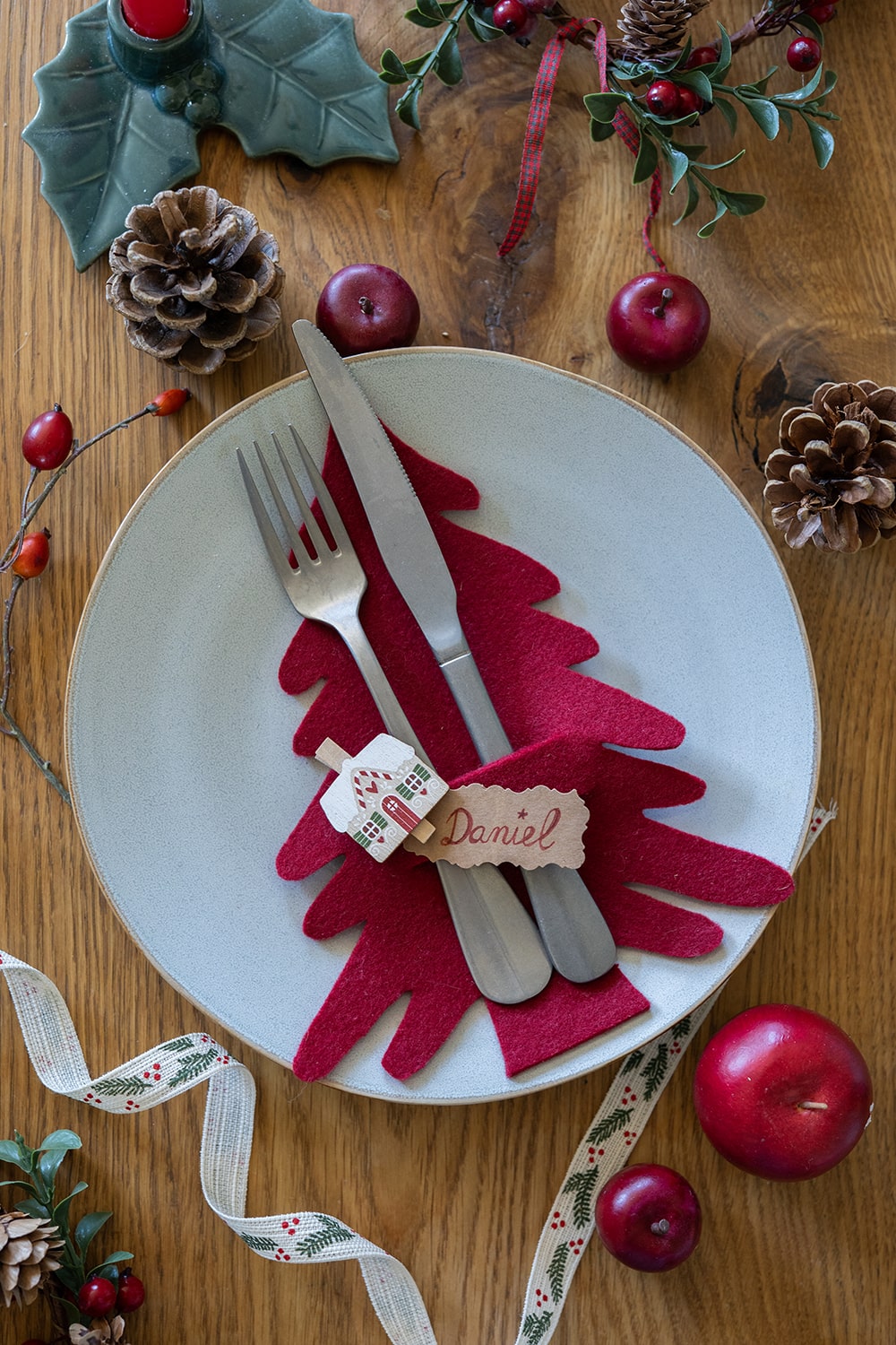 Bestecktasche Tannenbaum