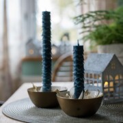 Weihnachtsdeko selber machen: Tannenbaumkerzen