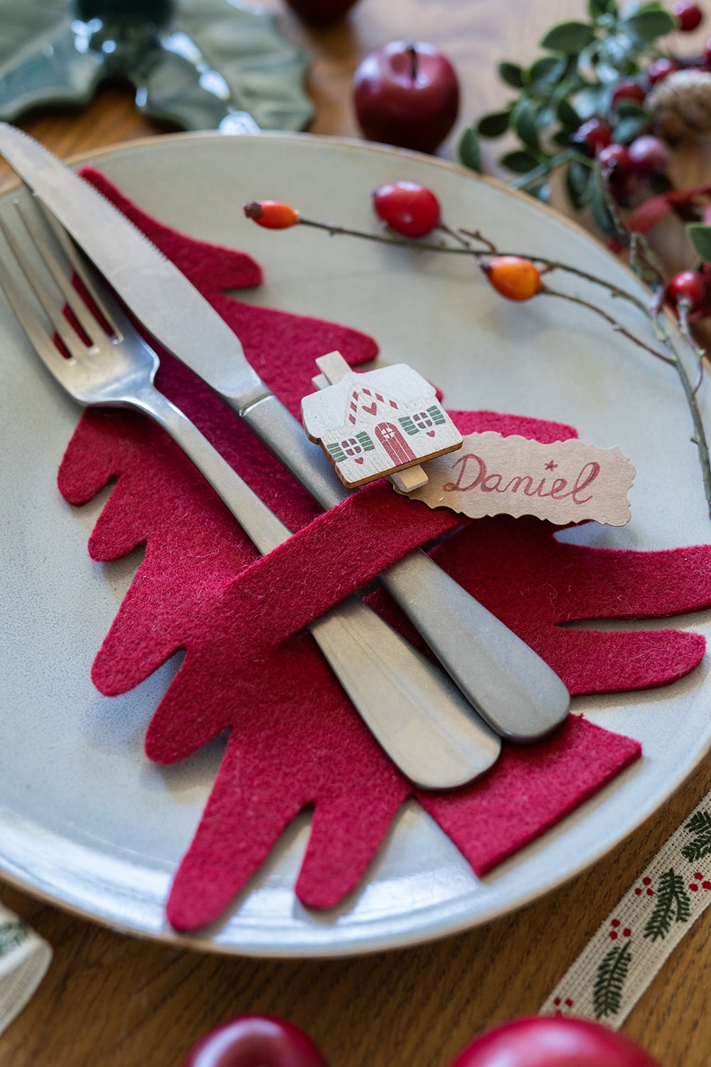 Tannenbaum Bestecktasche