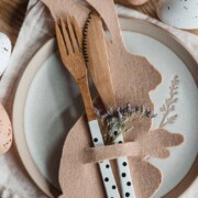 DIY Osterhasen Bestecktaschen