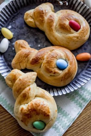 Brioche Osterhasen