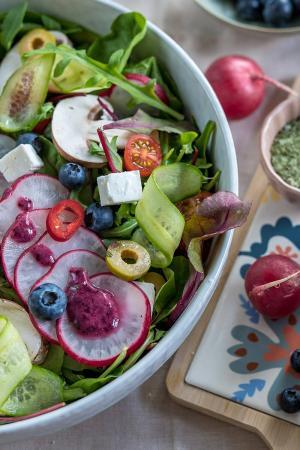Blaubeer-Dressing für Sommersalat