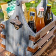 DIY Getränkehalter Vatertagsgeschenk