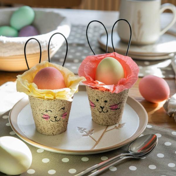 Eierbecher für Ostern basteln - Home and Herbs