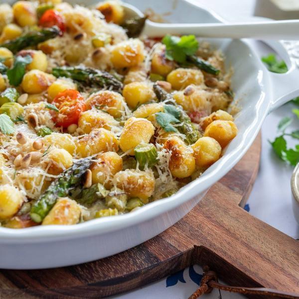 Gnocchi Spargel Pfanne - Home and Herbs