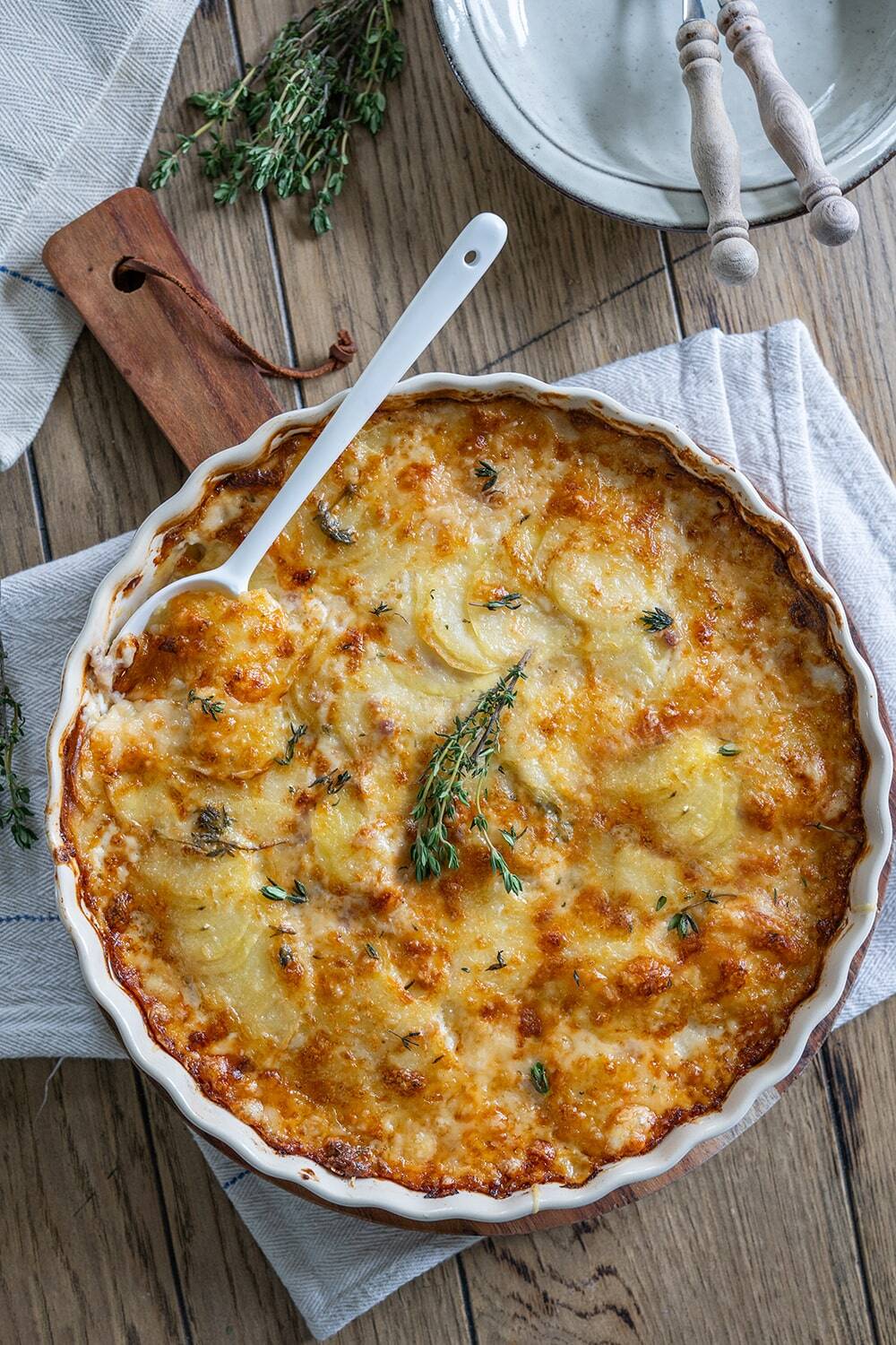 Klassisches Kartoffelgratin
