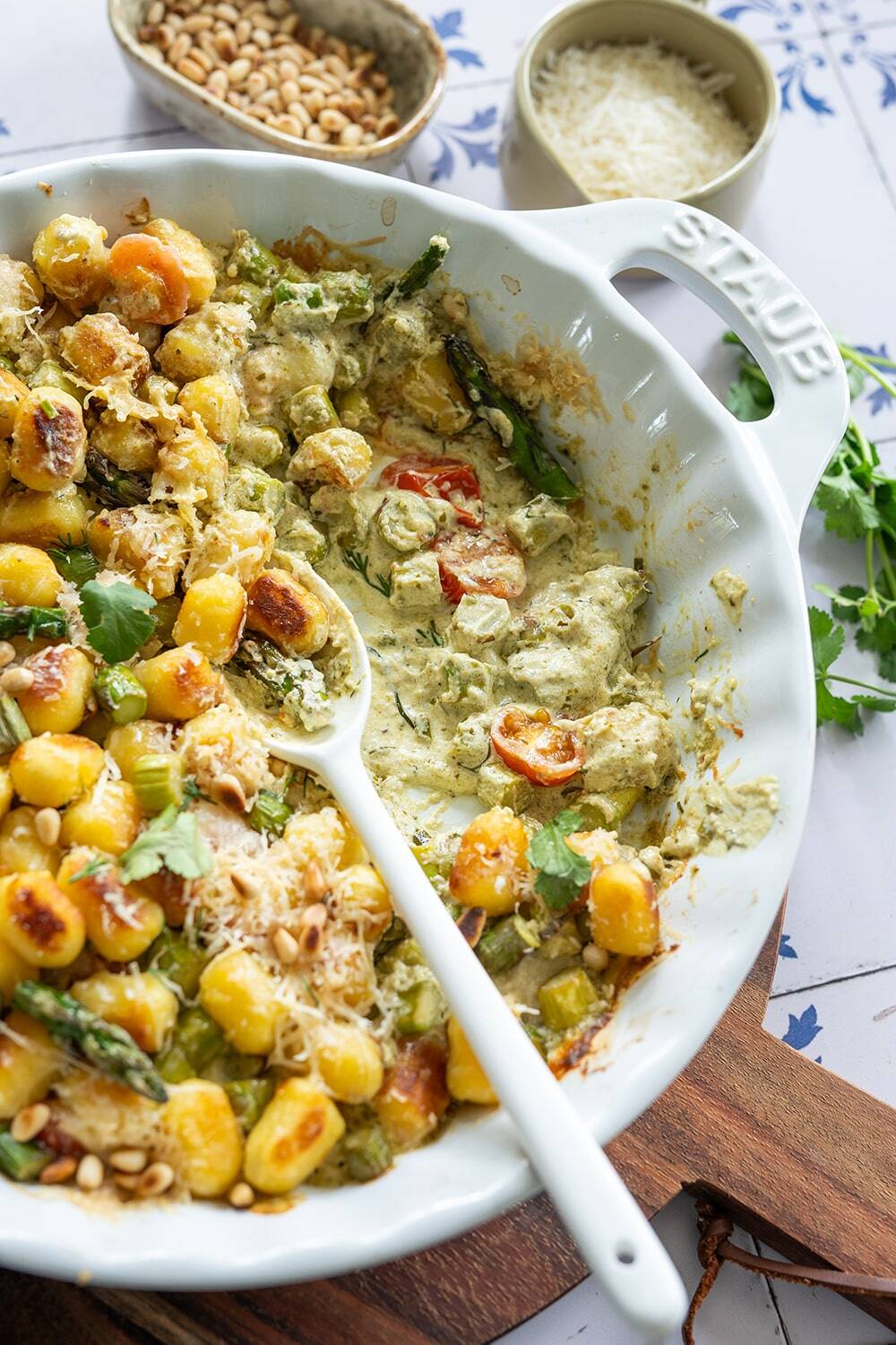 Gnocchi Spargel Pfanne - Home and Herbs