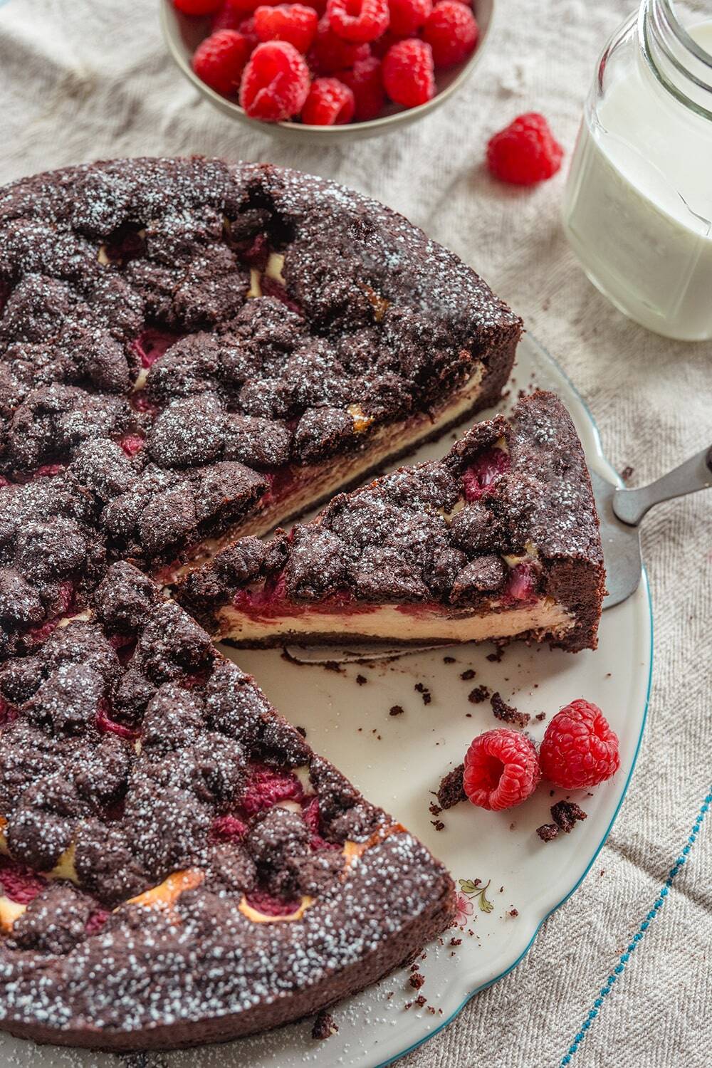 Cheesecake mit Schokostreusel