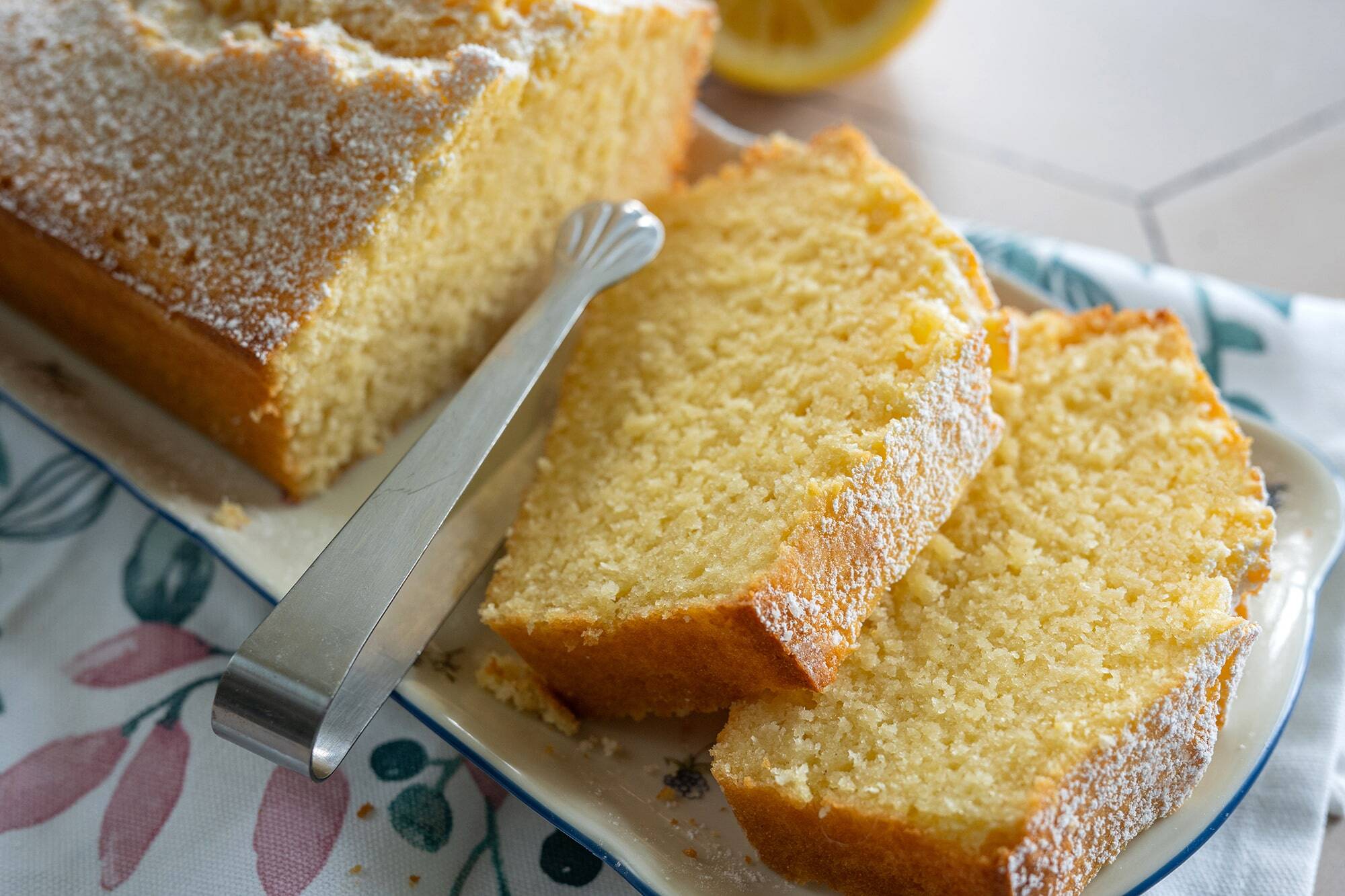 Zitronen-Koskos-Kuchen