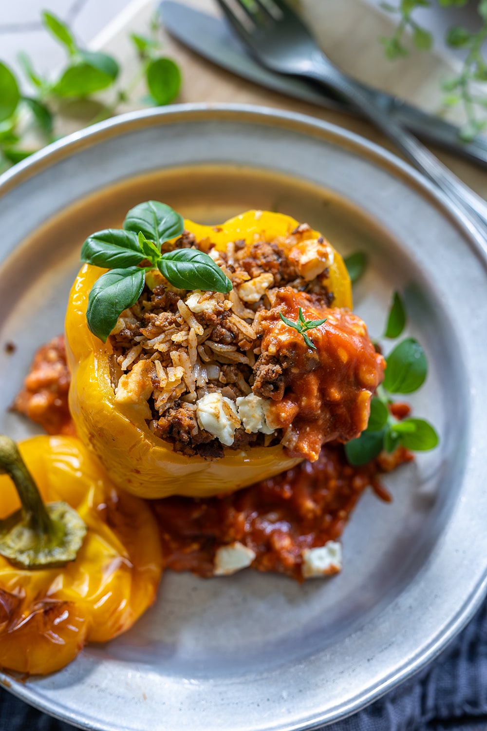 Rezept gefüllte Paprikas