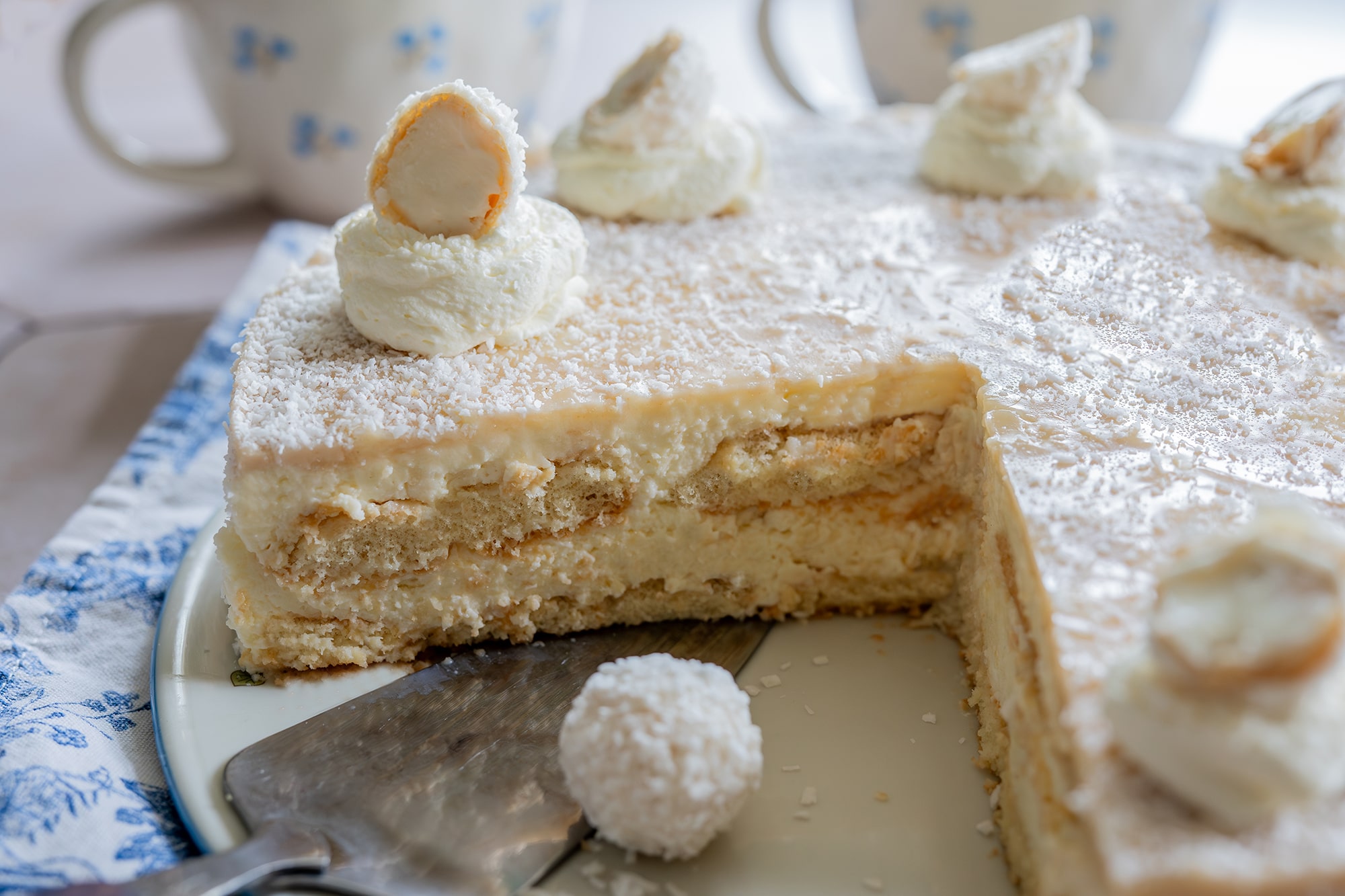 Raffaello Torte - ohne Backen