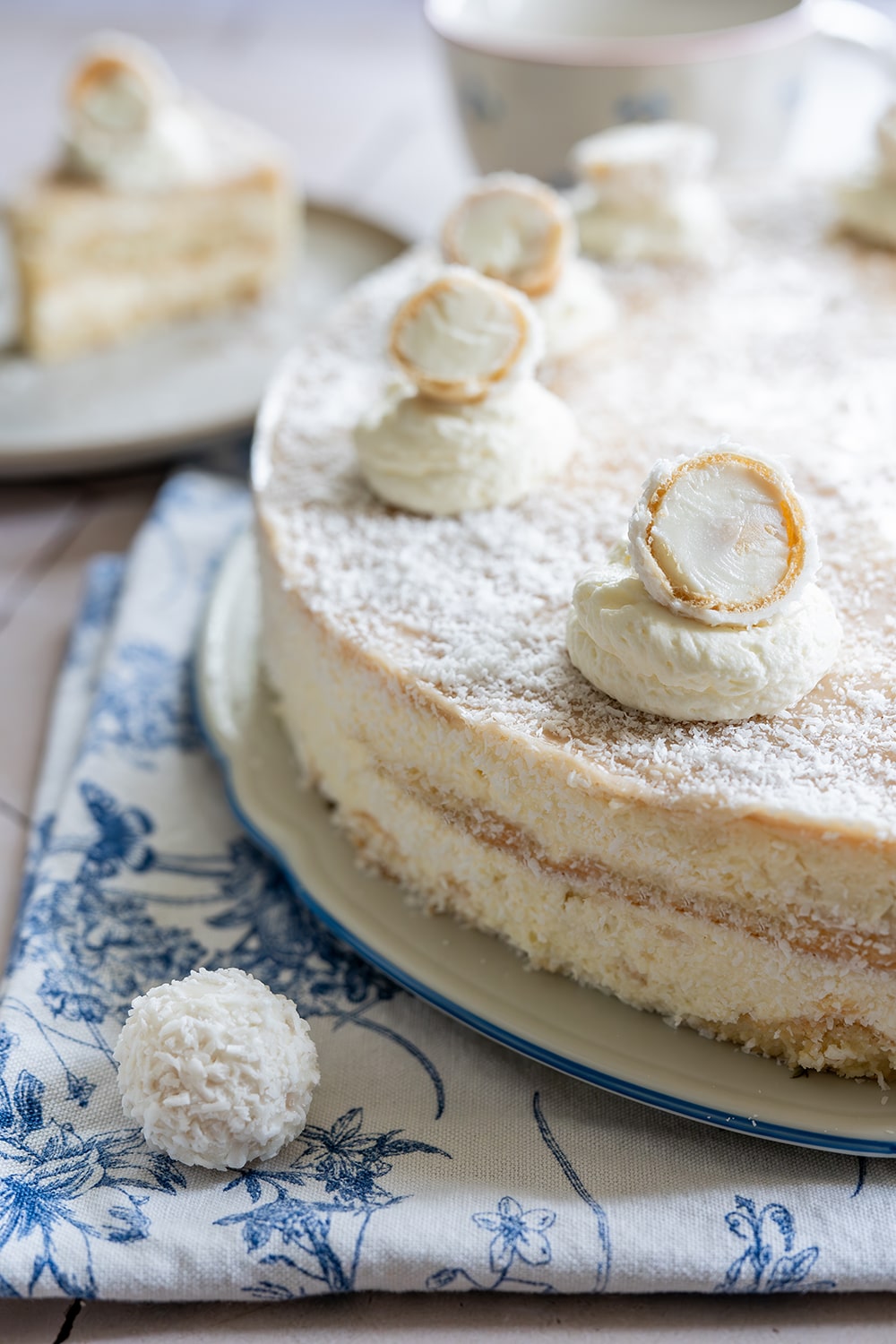 No Bake Raffaello Torte