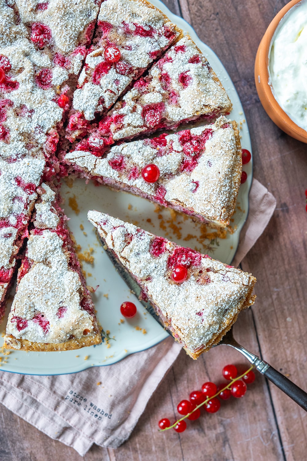 Ribiselkuchen Baiser