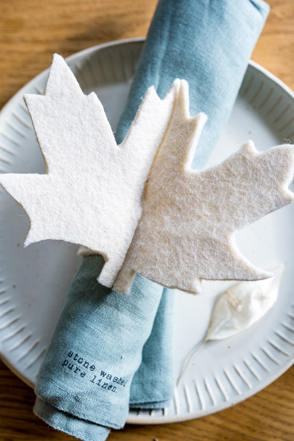 Herbst-DIY: Serviettenringe basteln