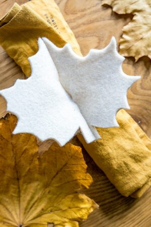 Serviettenringe basteln aus Filz