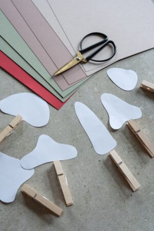 Pilzgirlande basteln